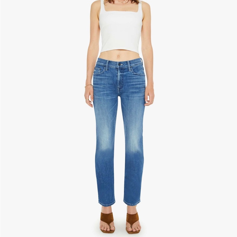 Mother Mid Rise Rider Ankle Jean